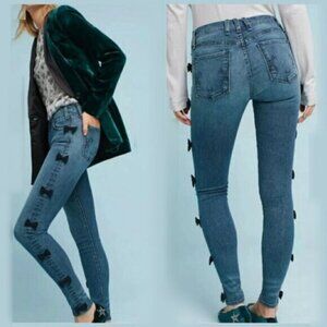 Mcguire Newton Bow Skinny Jeans Anthropologie size 27